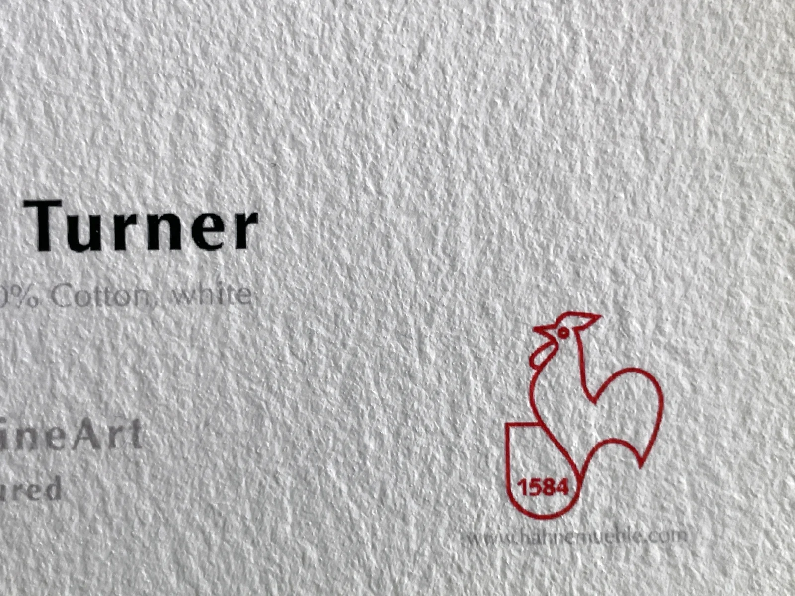 Papier HAHNEMUHLE WILLIAM TURNER 190gsm A4 FineArt 25 arkuszy