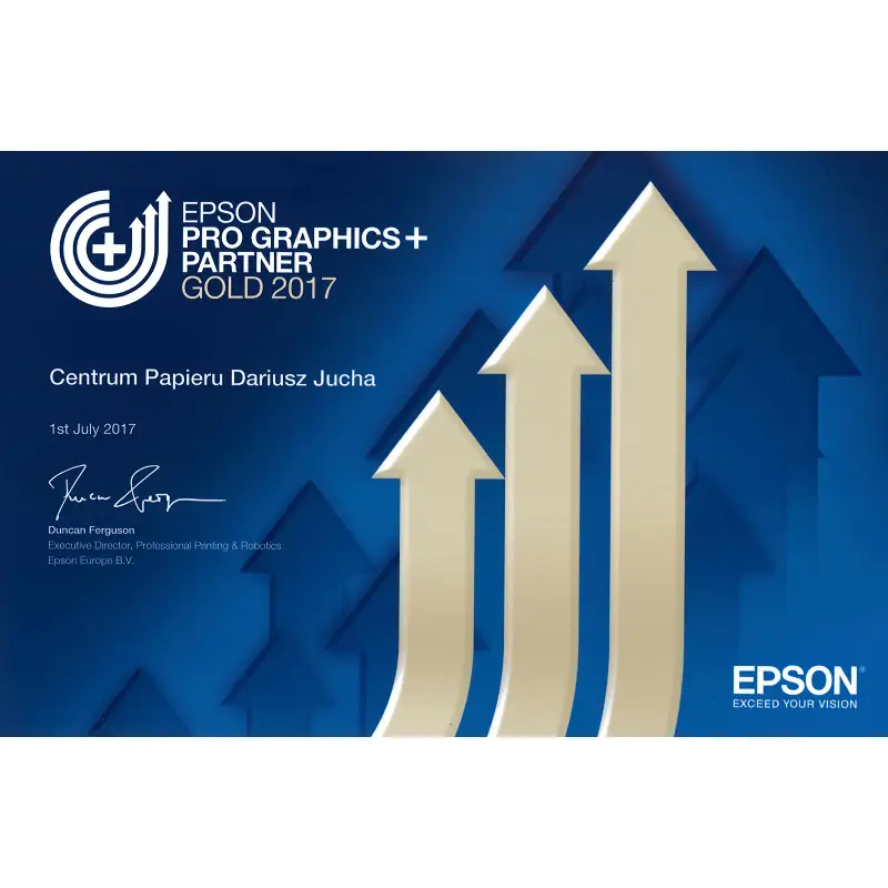 Epson Pro Graphics+ Partner Gold 2017