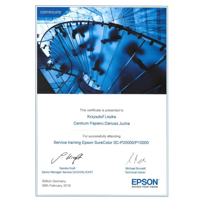 Szkolenie serwisowe EPSON SC-P20000/10000
