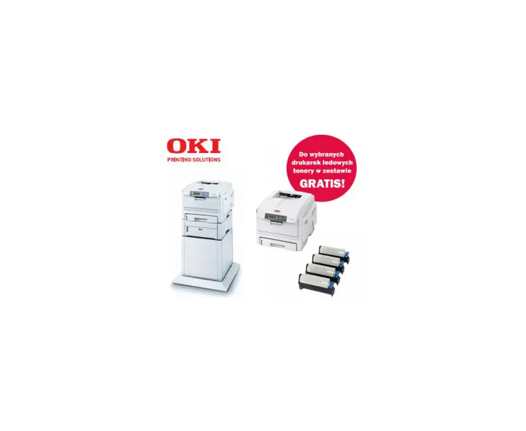 Kup drukarkę OKI serii C5000 i odbierz tonery gratis