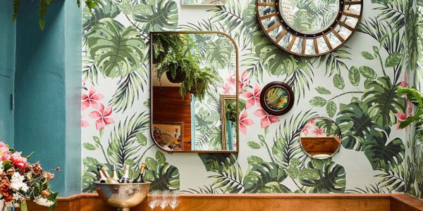 HP Non-woven Durable Suede Wall Paper